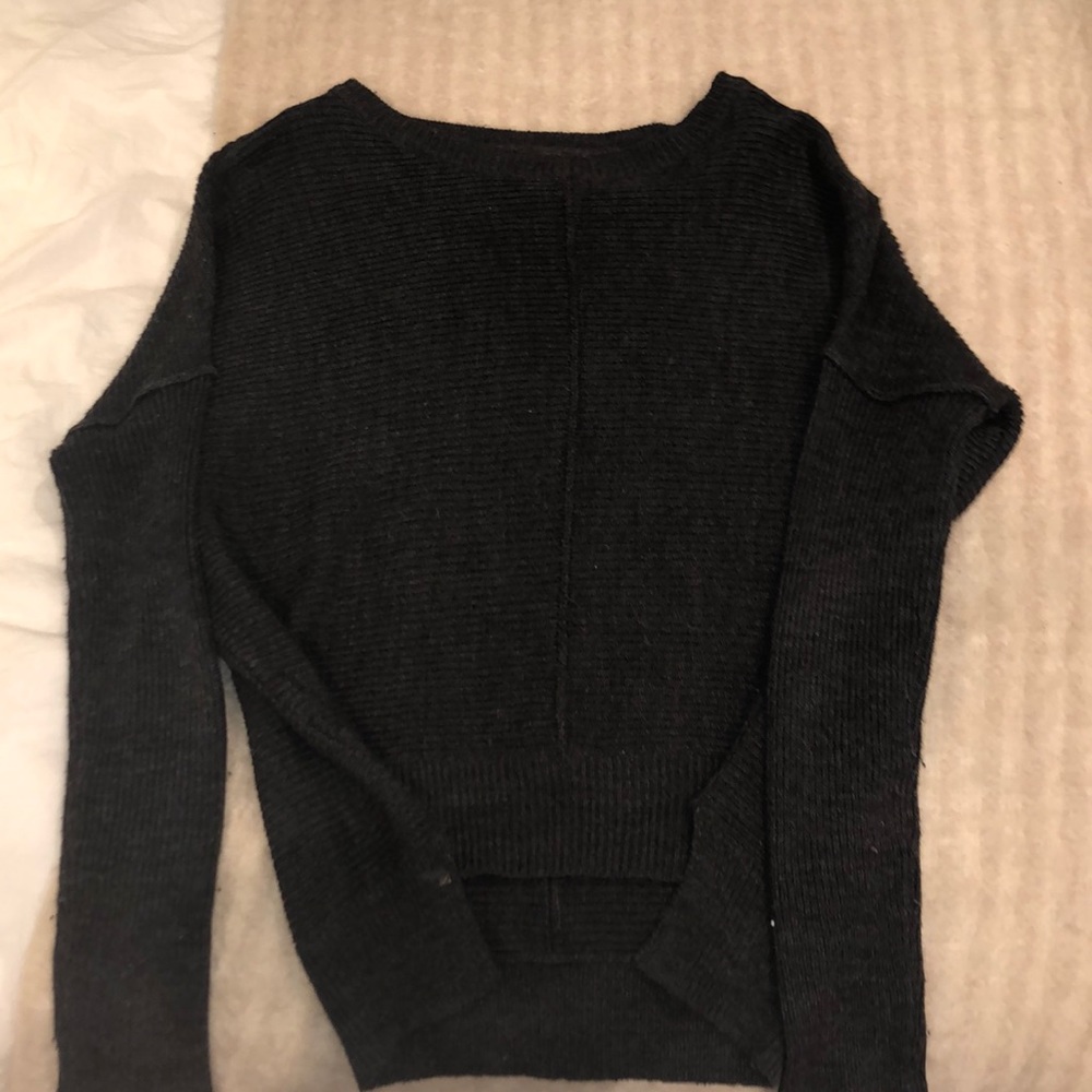 Dark gray sweater